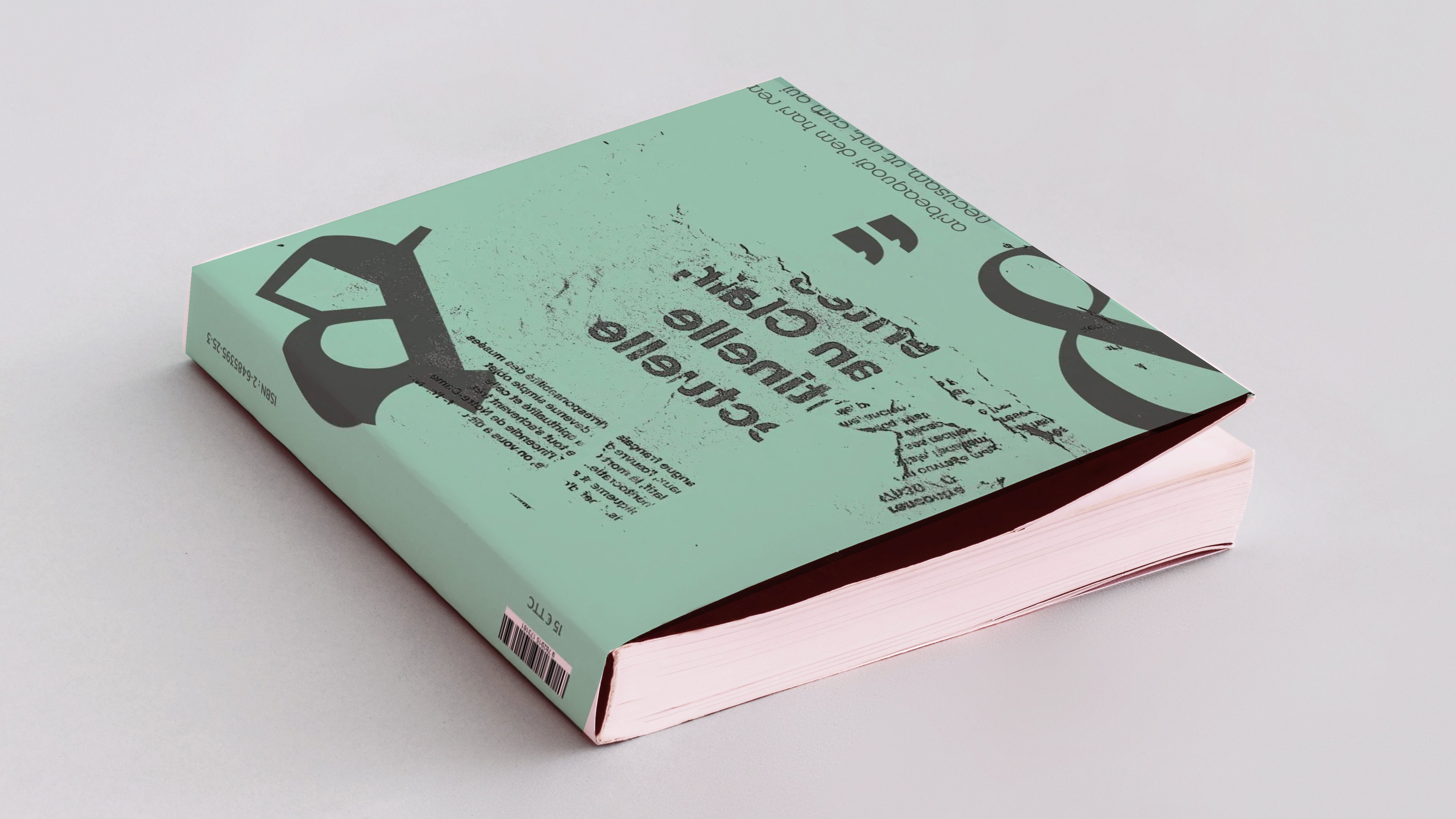 un livre sur fond blanc