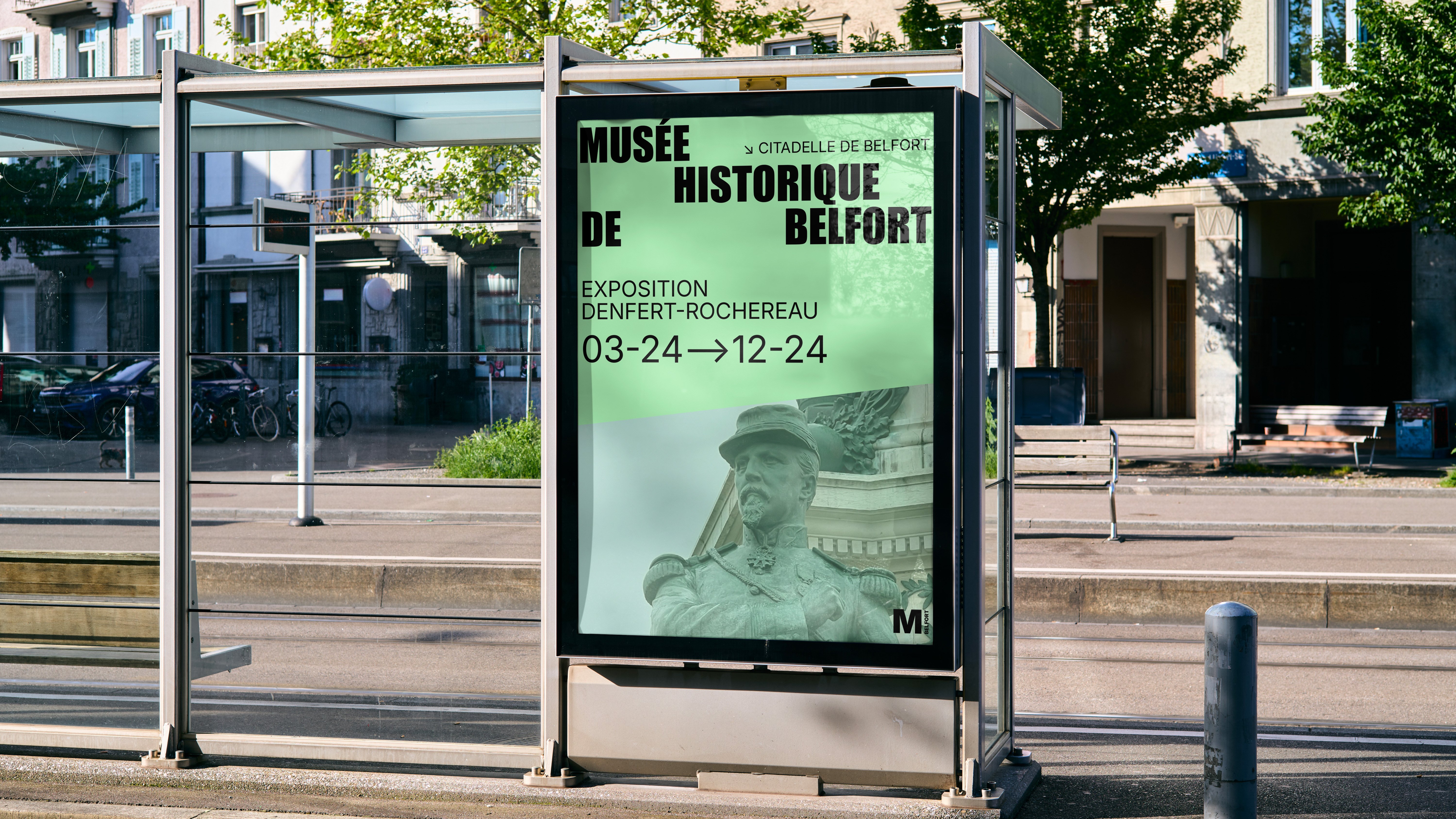 mupi abribus musée affiche