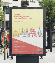 mupi affiche visites interreligieuses