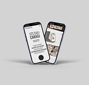header portfolio mobile studio caragi