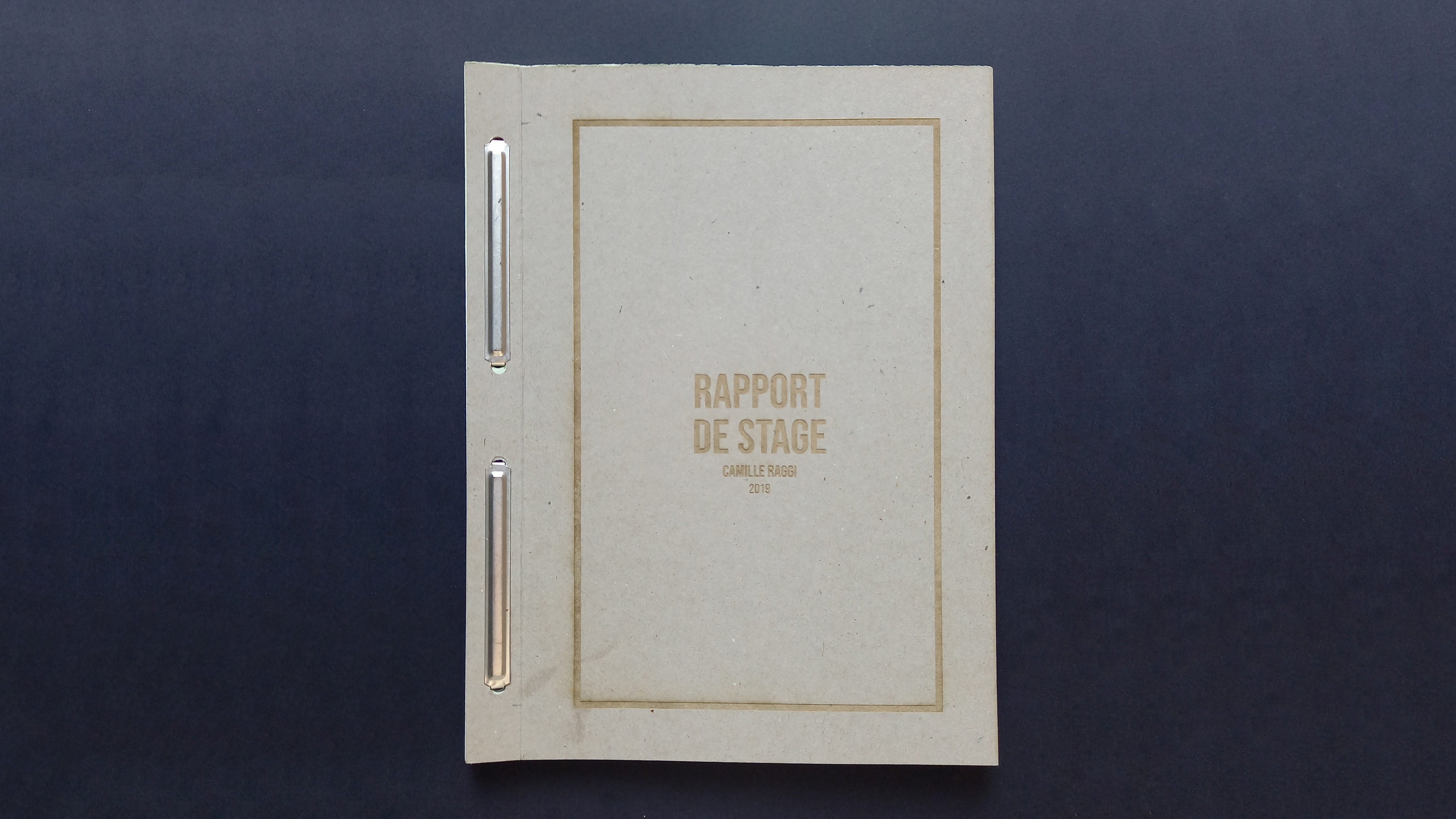 couverture rapport de stage