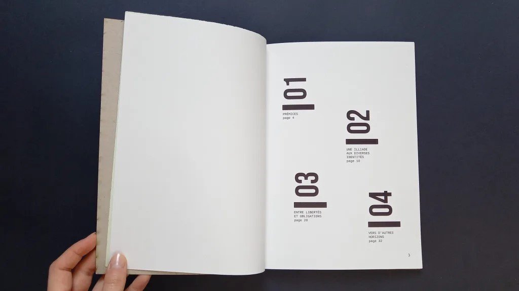 sommaire double page