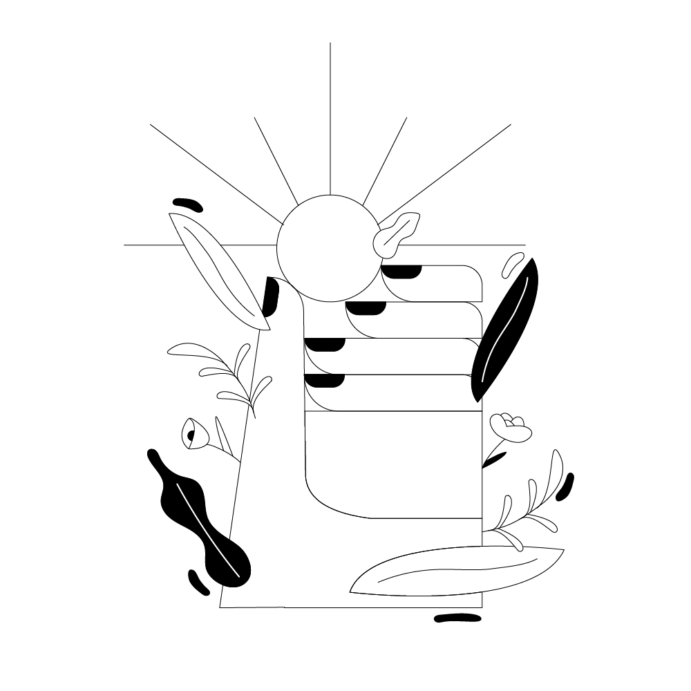 main qui tient un soleil dans la main