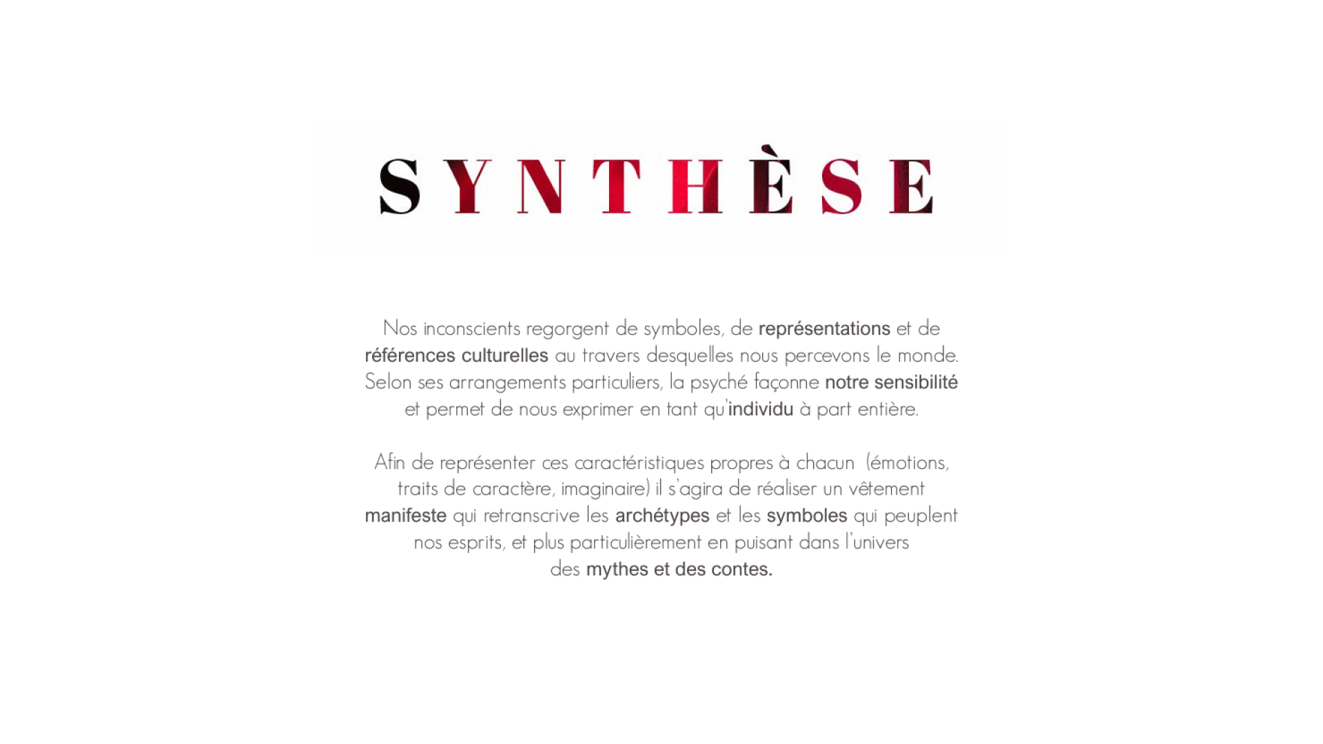 synthèse