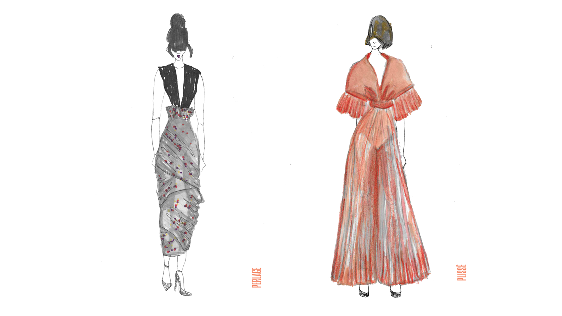 dessins de recherche costume