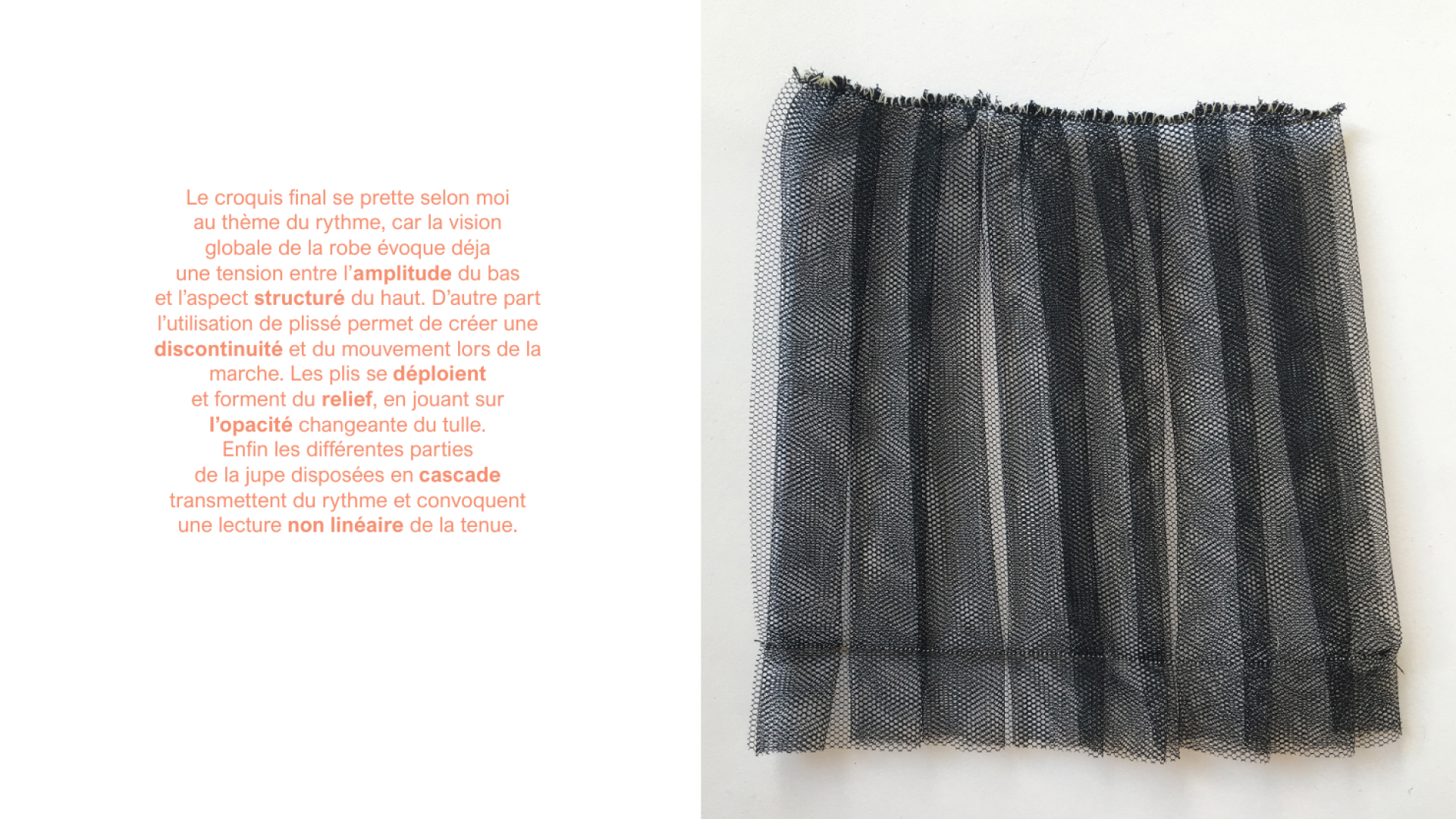 échantillon des plis