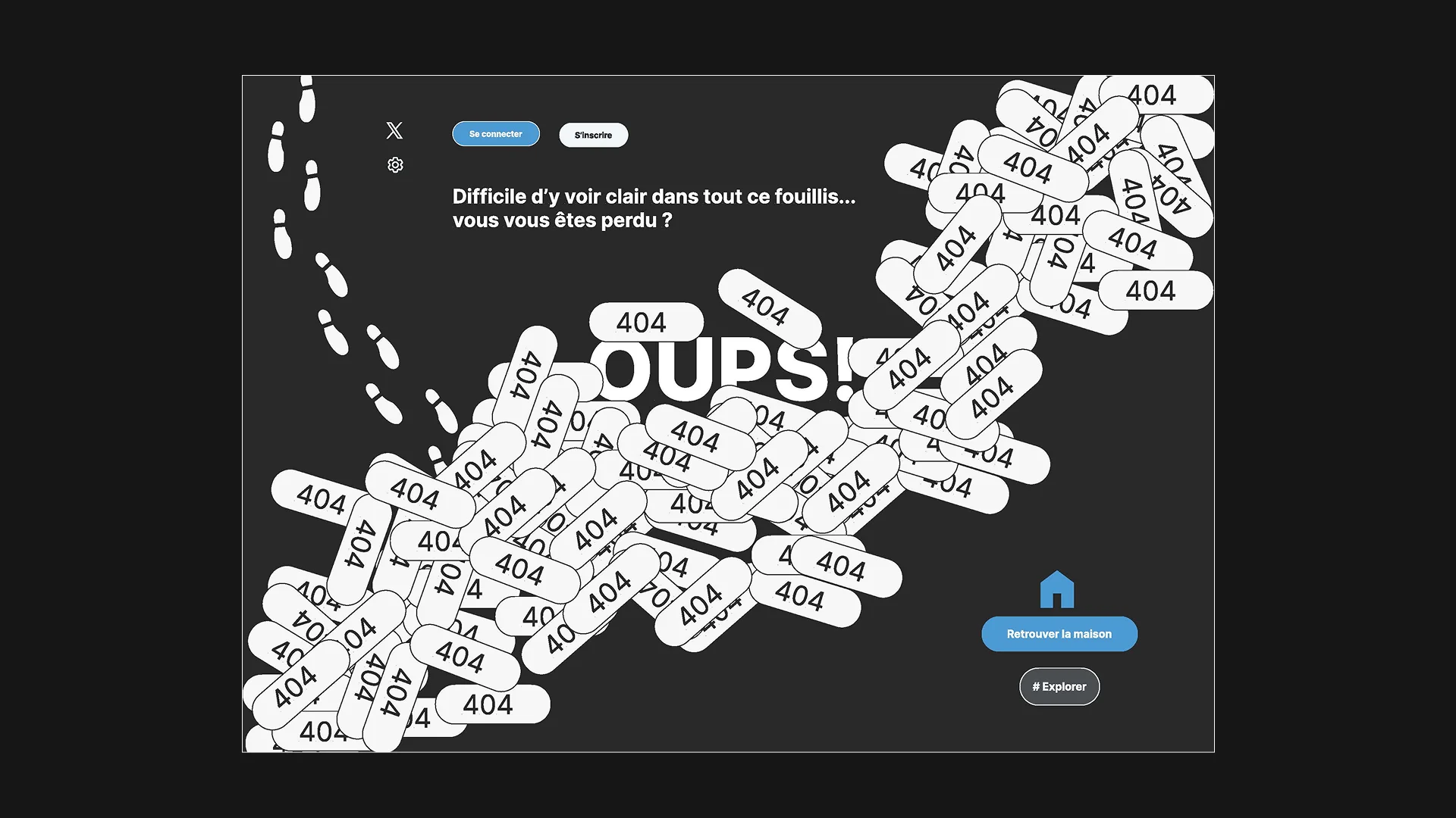 aperçu page 404 en entier twitter