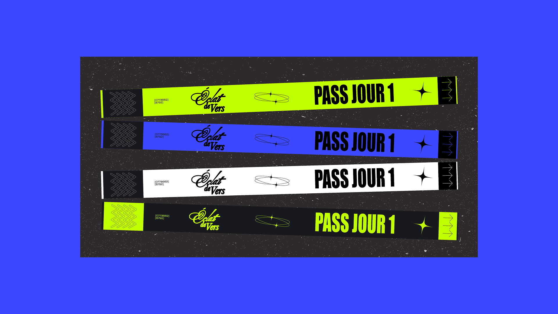 éclat de vers bracelets